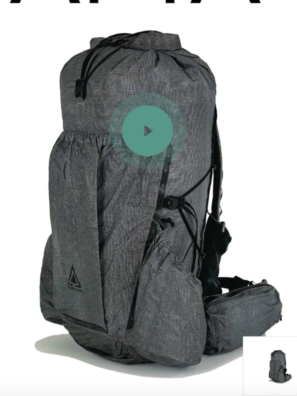 Durston Gear Wapta 30 Ultralight Backpack ALUULA (Like new)